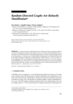 Random directed graphs are robustly Hamiltonian