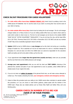 cards check in number 07715 082 428 (save it in your