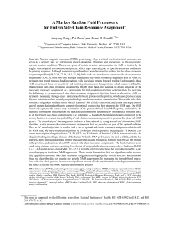 A Markov Random Field Framework for Protein Side