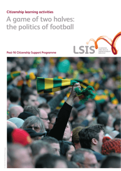 A game of two halves: the politics of football
