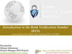 BMS Verification Module and BVN Validation Portal