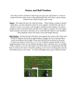 Stance and Ball Position