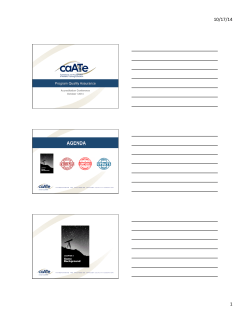 Program Quality Assurance-Clements