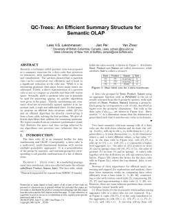 QC-Trees - SFU Computing Science