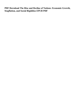 PDF The Rise and Decline of Nations: Economic Growth