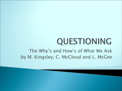 QUESTIONING