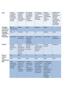 Paper A static compliance-checking framework for business process