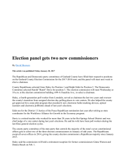 Election panel gets two new commissioners