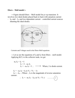 Ebers &ndash; Moll model :-