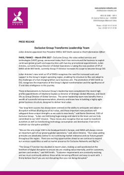 Exclusive Group Transforms Leadership Team