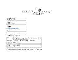 course number - Argosy University Dissertation Site