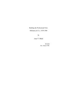 Building the professional firm