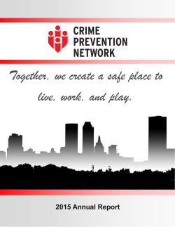 Together, we create a safe place to live, work, and play.