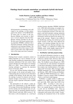 Ontology-based semantic annotation: an automatic hybrid rule