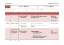 1 - GAA Handball