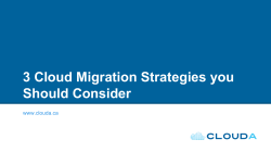 3 Cloud Migration Strategies you Should Consider