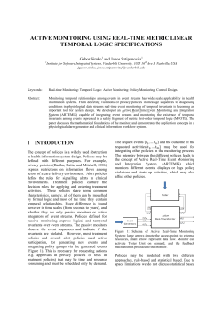 active monitoring using real-time metric linear temporal logic