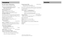 Sermon Notes Reading through the Bible Elder Jim Rogers Psalms