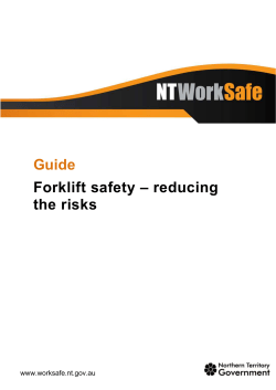 Guide to forklift safety reducing the risks
