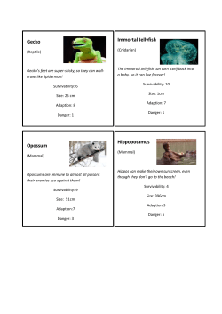 Adaptations card game