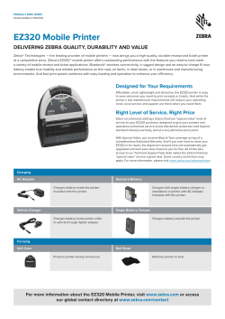 EZ320 Mobile Printer