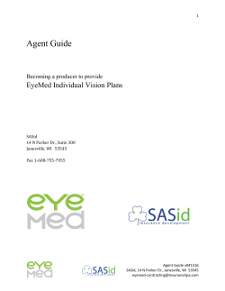Producer Agent Guide - EyeMed Covered California