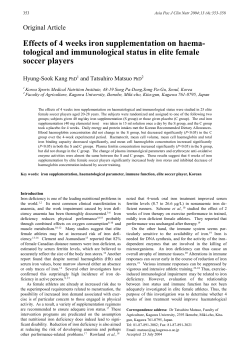 Original Article - Asia Pacific Journal of Clinical Nutrition