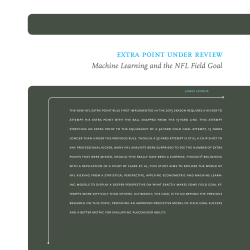 Extra point undEr rEviEw - Open Access Journals at BC