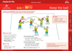 Keep the ball - Sporting Schools