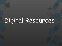 digital resources operations