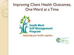 Improving Client Health Outcomes, One Word at a Time