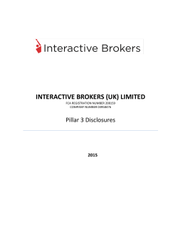 (U.K.) Limited Pillar 3 Disclosures