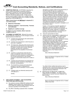 agreements, representations, and certifications