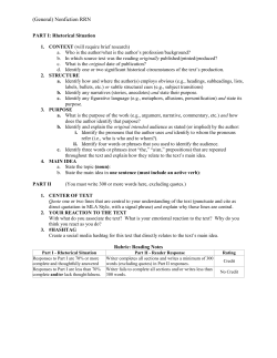 (General) Nonfiction RRN Academic Nonfiction/Scholarship RRN