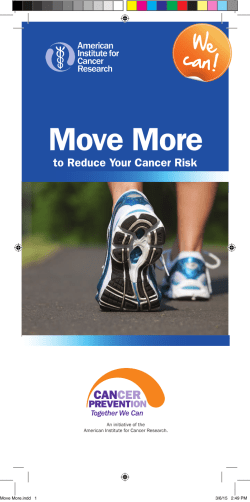 Move More - American Institute for Cancer Research