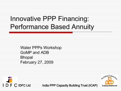 Performance-Based Annuity Financing