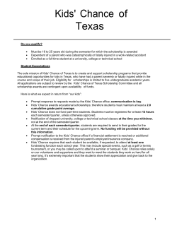 Scholarship Application Form