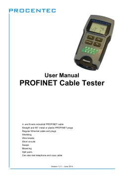 PROFINET cable tester - Streamline Process Management