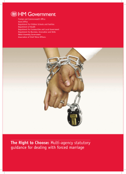 The Right to Choose - Madani Schools Federation