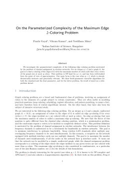 On the Parameterized Complexity of the Maximum Edge 2