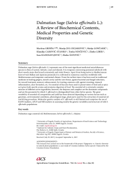 Agriculturae Conspectus Scientificus . Vol. 80 (2015)