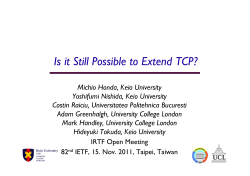 Is it Still Possible to Extend TCP?