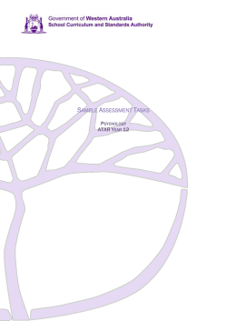 ATAR Year 12 - SCSA - School Curriculum and Standards Authority