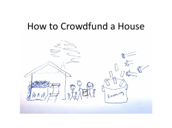 How to Crowdfund a House