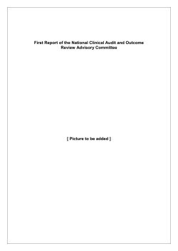 National Clinical Audit and Outcome Review