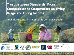 Trust between Standards: From Competition to Cooperation on