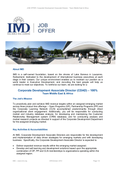 Corporate Development Director