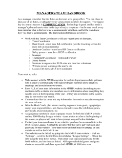 managers/team handbook