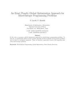 An Exact Penalty Global Optimization Approach for Mixed