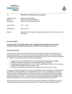 AHA 17-015 - County of Simcoe